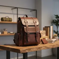 BOLSOS Y ACCESORIOS MB - BOLSO CUERO VINTAGE URBAN DISEÑO RETRO PARA UNIVERSIDAD O TRABAJO