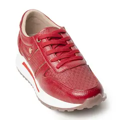 SKY WALK - Tenis Moda para Mujer en Cuero 892310ROJO
