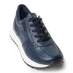 SKY WALK - Tenis Moda para Mujer en Cuero 802G50AZUL