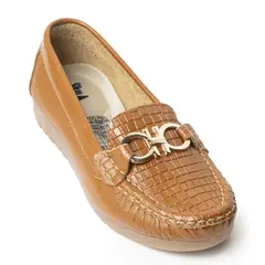 SKY WALK - Mocasines para Mujer en Cuero 802G10MIEL
