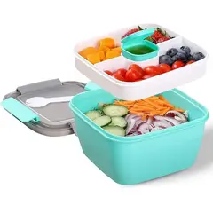 GENERICO - Lonchera Hermética Compartimentos Tipo Bento