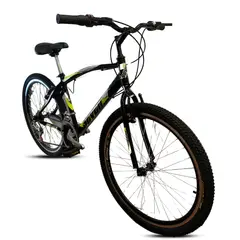 ATILA - Bicicleta de Montaña Rin 26 para Hombre / Negro-Amarillo
