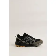 KOAJ - Tenis de plataforma negros con suelas anchas y contras Hombre
