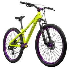 PROFIT - BICICLETA FREAK ALUMINIO 8 VEL 27er VERDE NEON