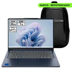 LENOVO - PORTATIL 14IRH10 INTEL CORE I5-13420H 24GB RAM 1TB SSD 14 WUXGA + BOLSO