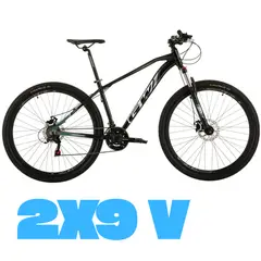 GW - BICICLETA MTB 29P 2X9VEL JAGUAR ALUMINIO NEGROGRIS