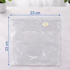 GENERICO - Bolsa Hermética Tipo Ziploc Reutilizable Talla XS