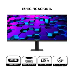 LG - Monitor Ultrawide 34 34u530a-w 100Hz 1ms