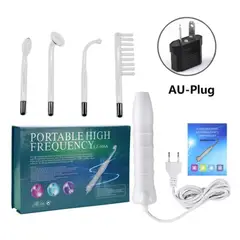 GENERICO - Alta Frecuencia Portátil Facial Darsonval 4 Electrodos