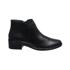 GENERICO - Botín Plano Cuero Para Mujer