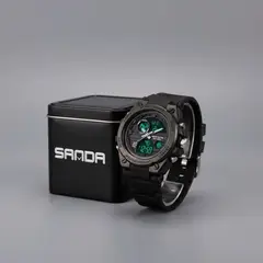 SANDA - RELOJ PARA HOMBRE ELEGANTE ULTIMA GENERACION RESISTENTE AL AGUA MARCA