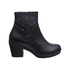 GENERICO - Botín Cuero Para Mujer Tacón 5 12