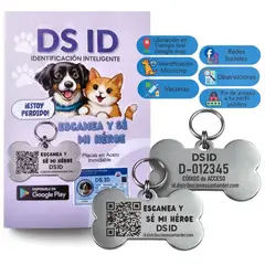 GENERICO - Placa Hueso Inteligente de Identificación con QR
