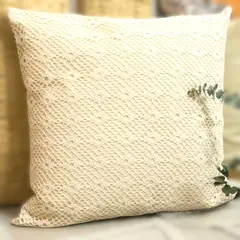 NOSSARENA - Cojin Romance 45x45cm color beige