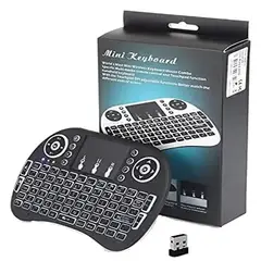 GENERICO - Teclado Control Mini I8 Inalambrico Mouse Touchpad Android Smart Tv