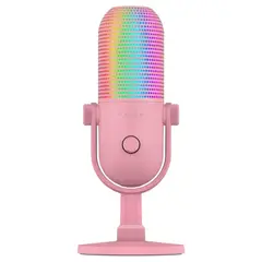 RAZER - Micrófono Seiren V3 Chroma USB RGB 96kHz 24bit Supercardioide Streaming Profesional Rosado