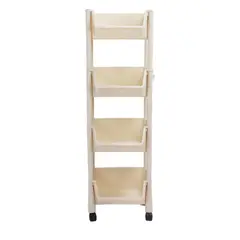 TRIPLE CLEAN - Carro organizador cocina 4 niveles blanco