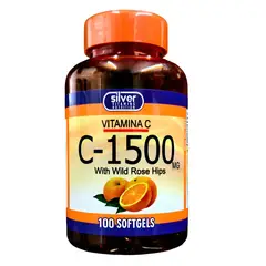 SILVER - VITAMINA C WITH ROSE HIPS X 100 CAPSULAS BLANDAS/