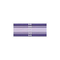 UNDER ARMOUR - Banda Mujer W MINI ELASTIC 6PK Purpura