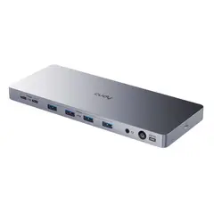 CUDY - Docking Station 13-en-1 USB-C Dual 4K 150W PD