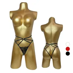 GENERICO - Ropa Interior Femenina Tanga Panty En Encaje Lencería