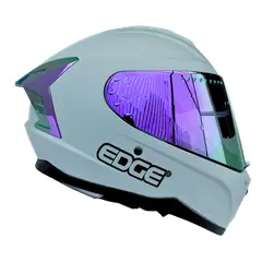 EDGE HELMETS - Casco EDGE Integral Extreme Gris/Morado Metalizado DOT I ECE