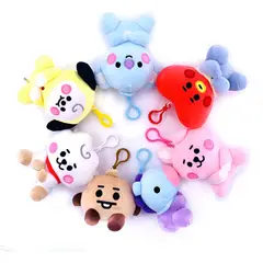 GENERICO - Set Coleccionable 7 Llaveros Inspirados En Bts De 10 Cm