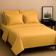 LILE - Juego de sábanas Oro