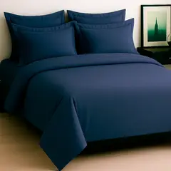 LILE - Juego de sábanas Azul Noche