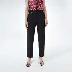 FDS - Pantalón elegante básico bota recta con vena y herraje
