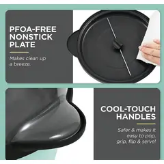 ELITE - Crispetera Máquina Palomitas Maíz Gourmet Aceite 650w