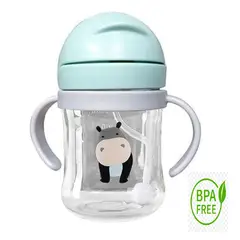 MUNDO BEBE - Vaso pitillo antiderrame bebe niño niña 250ml