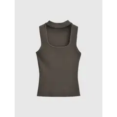 VANN - Blusa para Mujer Top Mike Marfil