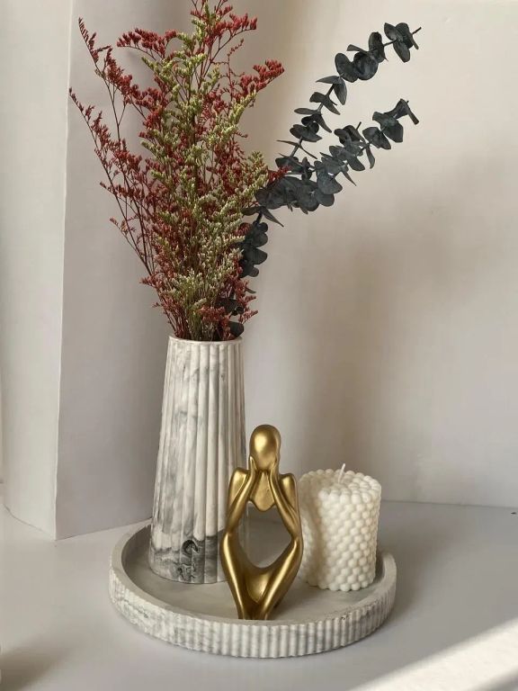 Imagen de Decorativo centro de mesa mueble o habitación moderno minimalista