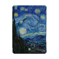 PHONETIFY - Funda Plegable para Samsung Galaxy Tab S6 Lite Diseño La Noche Estrellada