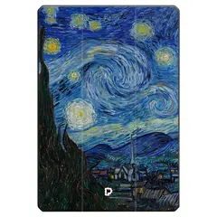 PHONETIFY - Funda Plegable para Samsung Galaxy Tab S9+ Diseño La Noche Estrellada