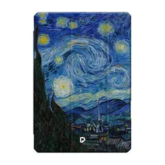 PHONETIFY - Funda Plegable para Samsung Galaxy Tab S9 FE Diseño La Noche Estrellada