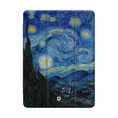 PHONETIFY - Funda Plegable para iPad 7ma Generación Diseño La Noche Estrellada