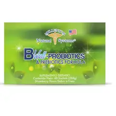 NATURAL SYSTEM - SUPLEMENTO PREBIOTICOS Y PROBIOTICOS B-WELL X 60 UNIDADES.