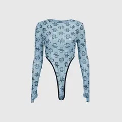 VANN - Body Malla Para Mujer Bow Turtlneck Mesh
