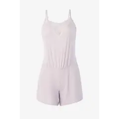 LILI PINK - Pijama corta enteriza confeccionada en modal