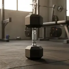 WONDER SPORT - PESAS MANCUERNAS DE 10 KG HEXAGONALES PROFESIONALES EN GOMA