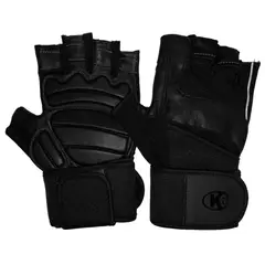 K6 - Guantes Para Gimnasio Doble Muñequera Ice Border III