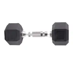 WONDER SPORT - PESAS MANCUERNAS DE 2 KG HEXAGONALES PROFESIONALES EN GOMA