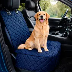 LILE - Protector Para Silla Delantera De Carro Premium Impermeable Azul Oscuro