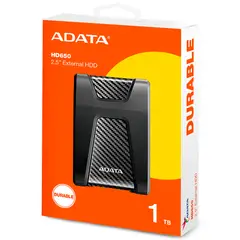 ADATA - Disco Duro Externo 1TB HD650 Negro