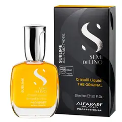 ALFAPARF MILANO - Cristalli Liquidi Alfaparf Semi Di Lino oleo aceite Capilar 30ml