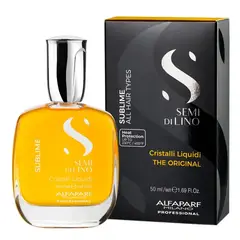 ALFAPARF MILANO - Cristalli Liquidi Alfaparf Semi Di Lino oleo aceite Capilar 50ml