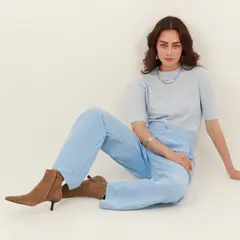 FDS - Pantalon Tiro Alto Bota Recta