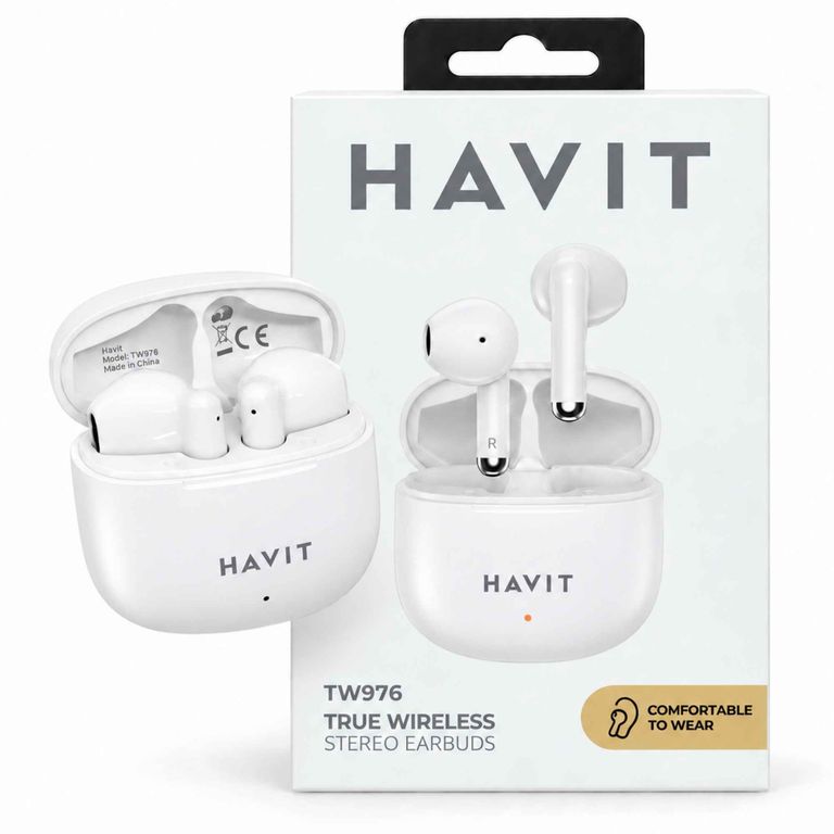 Imagen de Audífonos Inalámbricos HavitTWS Bluetooth 5.3 con Control Táctil y Batería 25H